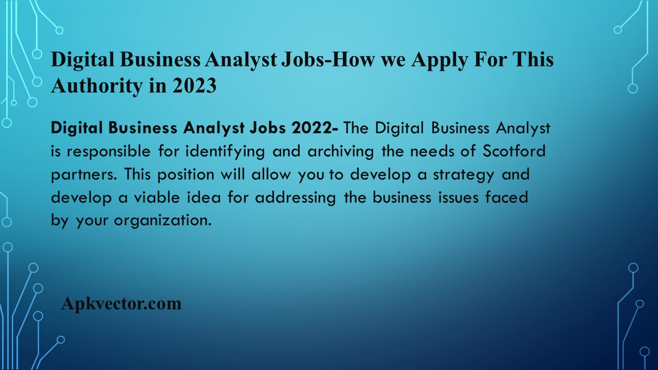Digital Business Analyst Jobs